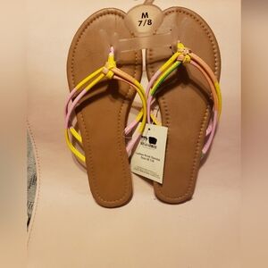 Womens Colorful Strappy Sandals